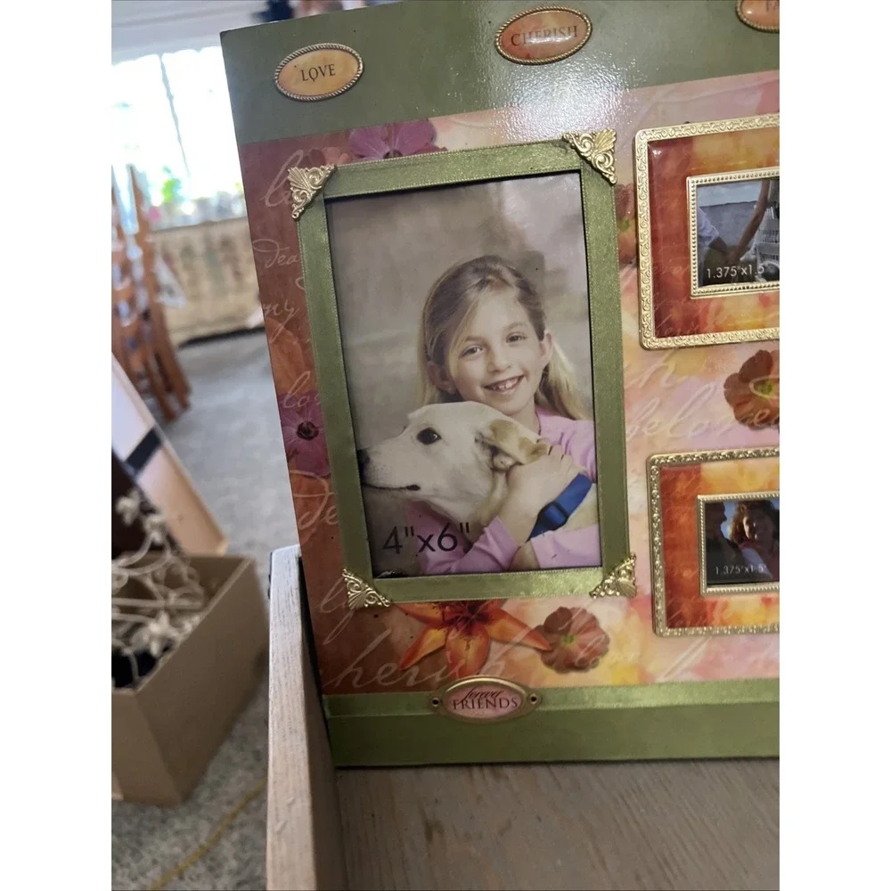 Collage Art Photo Frames 3 Frames/3 Scrapbooking Style Designs‎ Good Condition